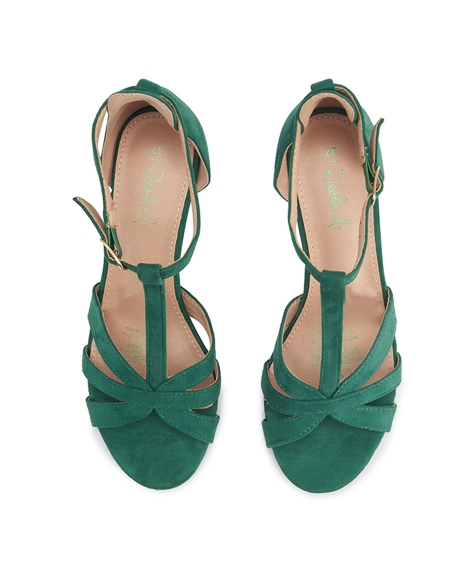 Sandalia mujer tiritas verde Sandalia mujer tiritas verde