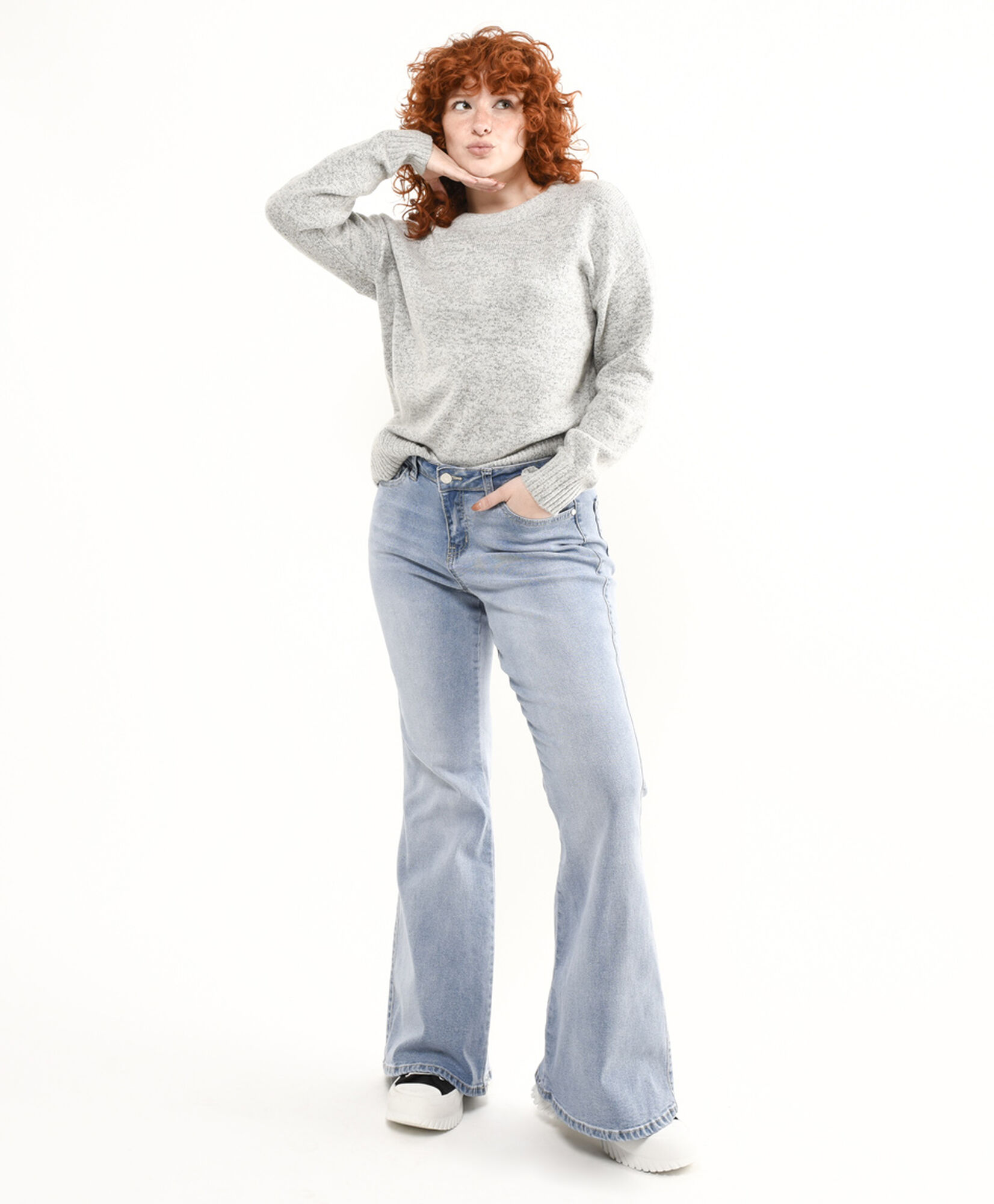 Jeans mujer claro flare Jeans mujer claro flare