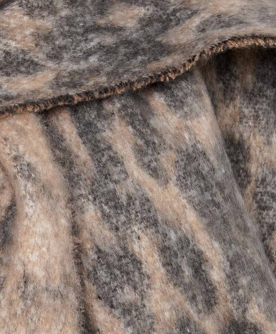 Ruana mujer animal print