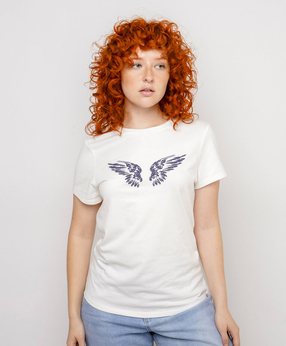 Polera mujer angel wings