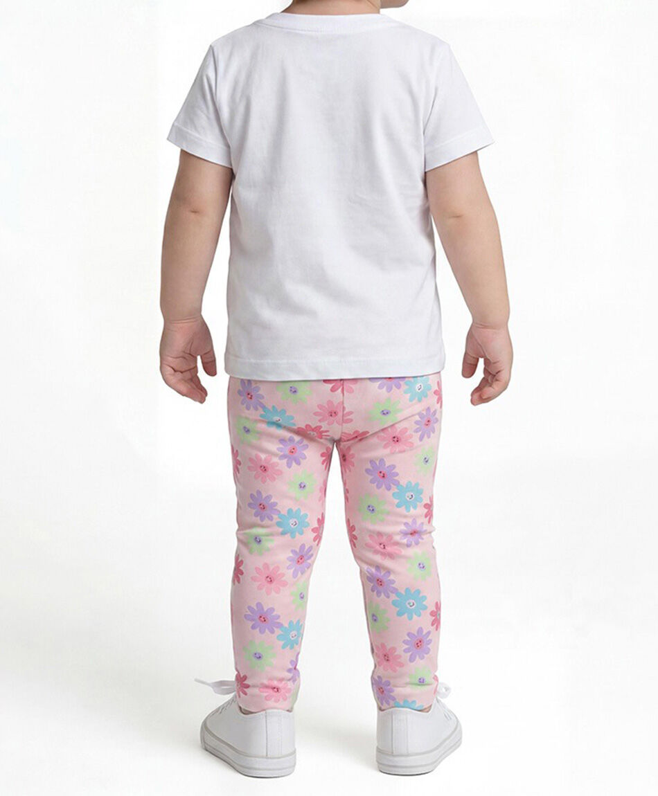 Leggins beb&eacute; florcitas colores