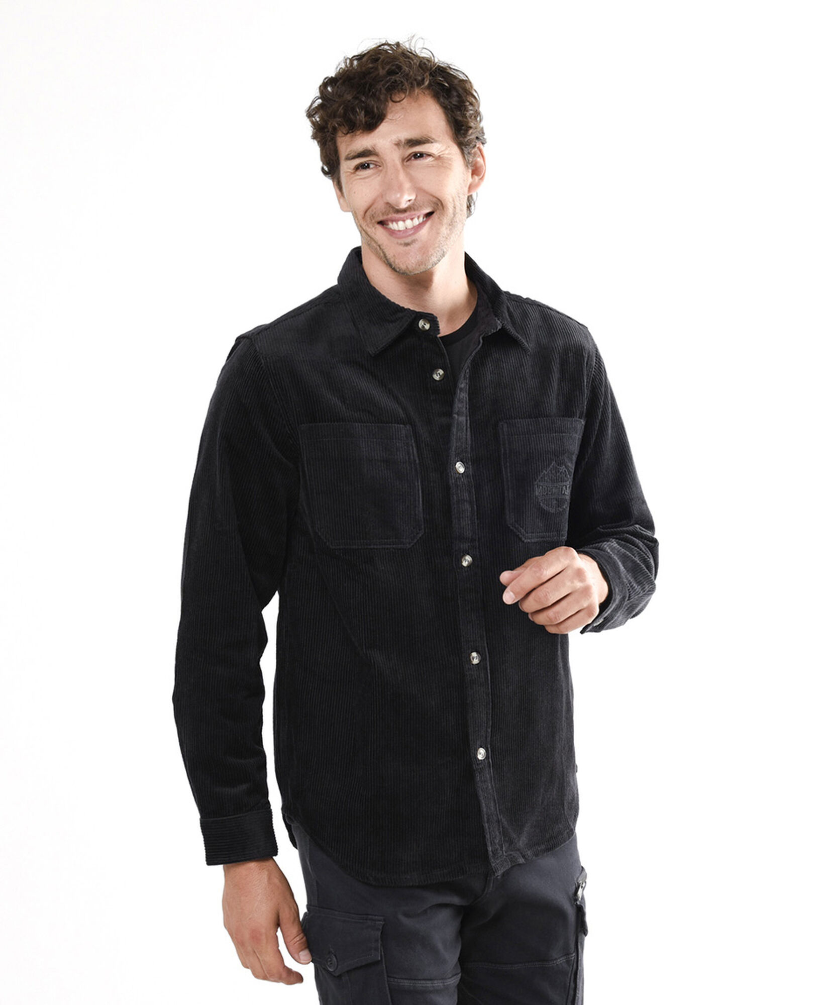 Chaqueta hombre corderoy negra Chaqueta hombre corderoy negra