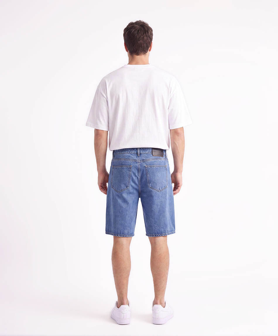 Bermuda hombre denim azul
