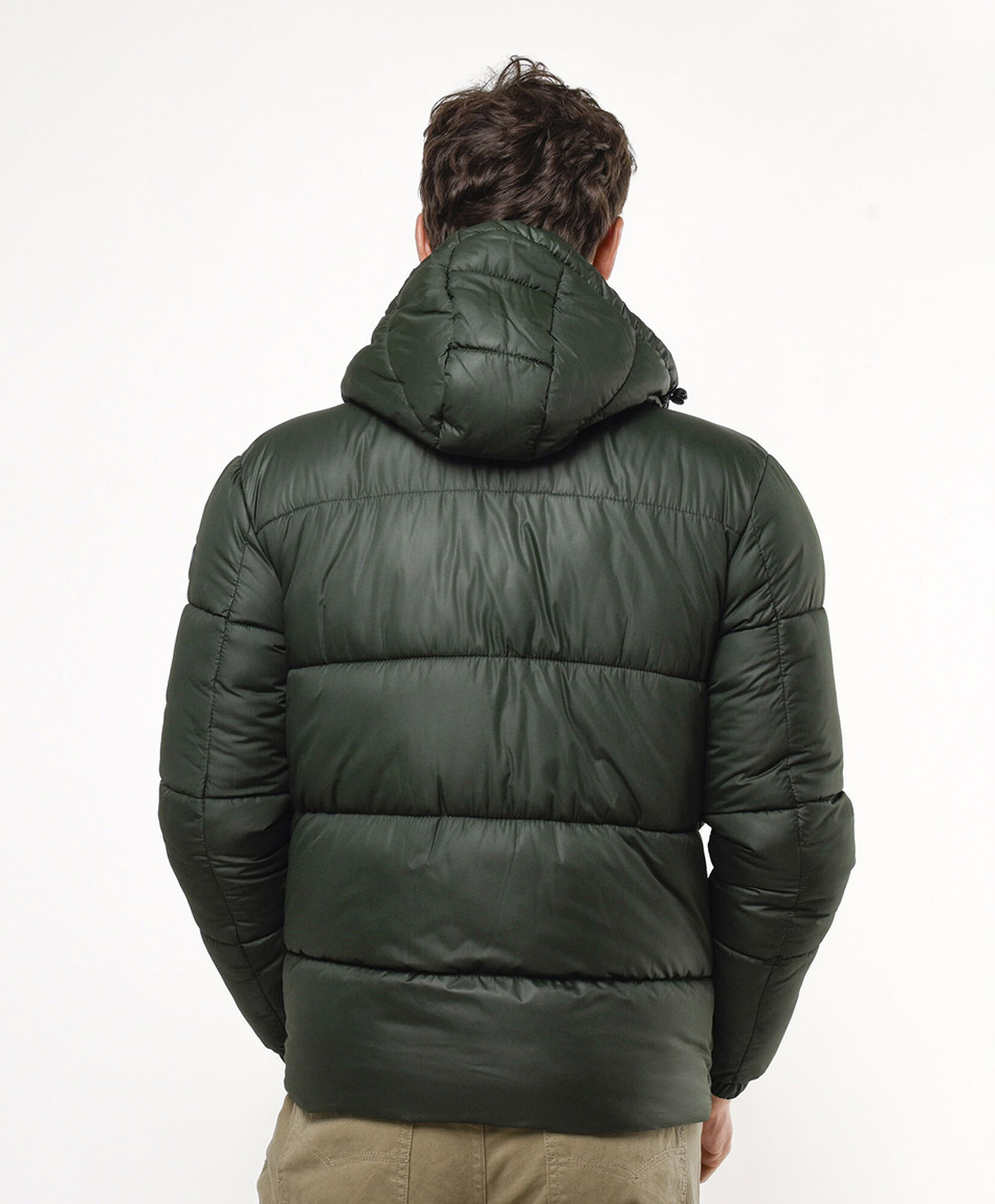 Parka hombre bolsillo verde Parka hombre bolsillo verde
