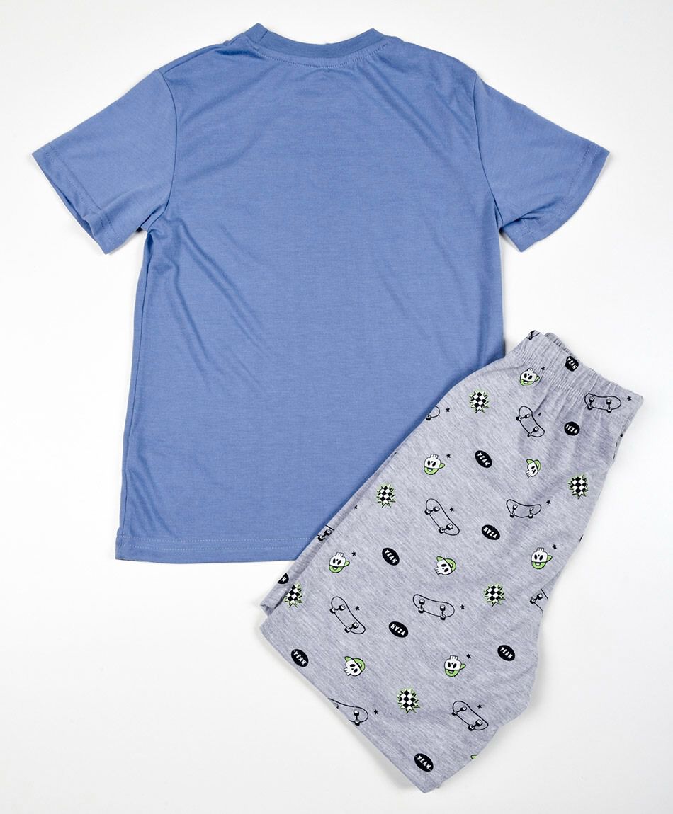 Pijama ni&ntilde;o skate short