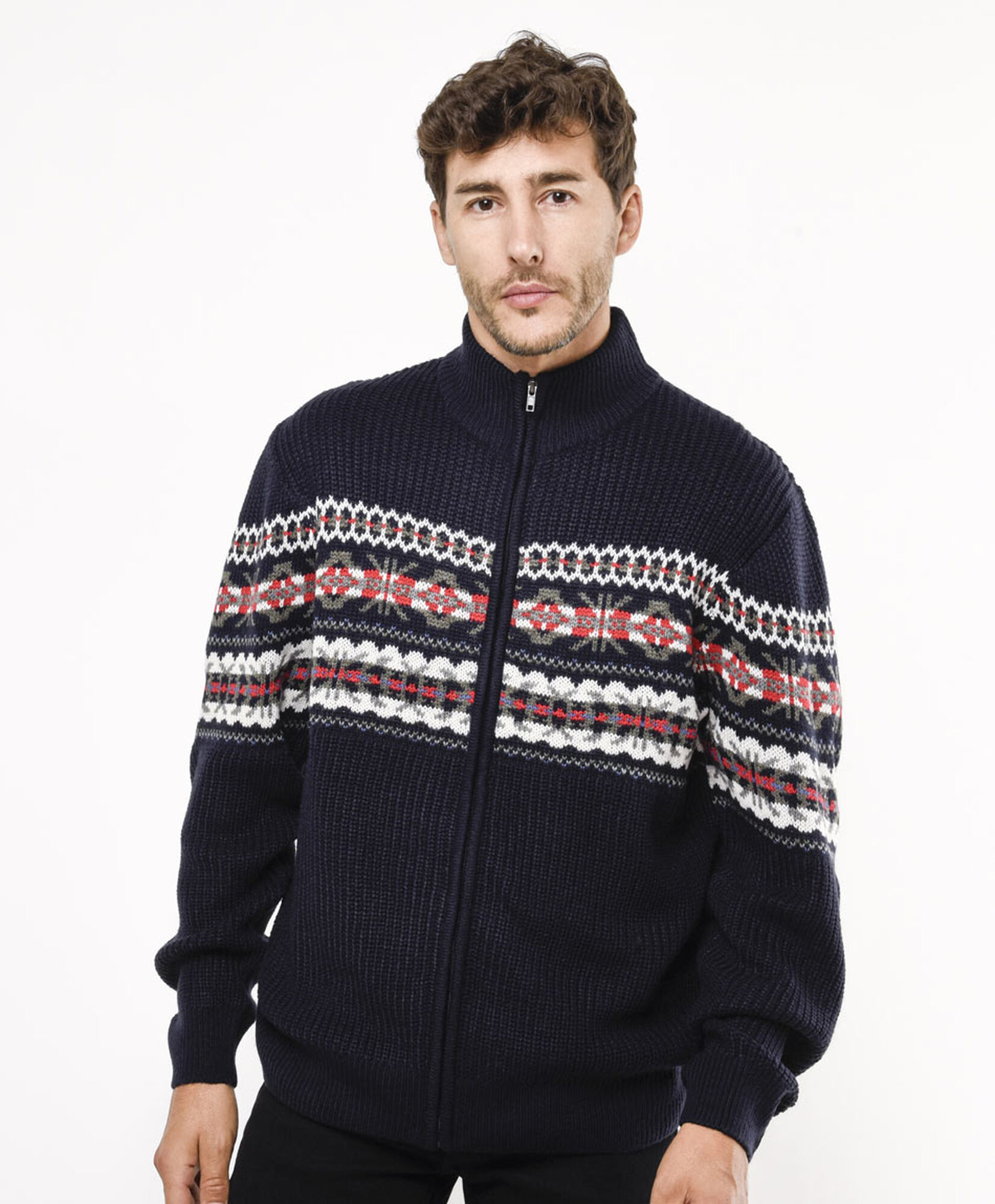 Sweater hombre nordic cierre entero Sweater hombre nordic cierre entero