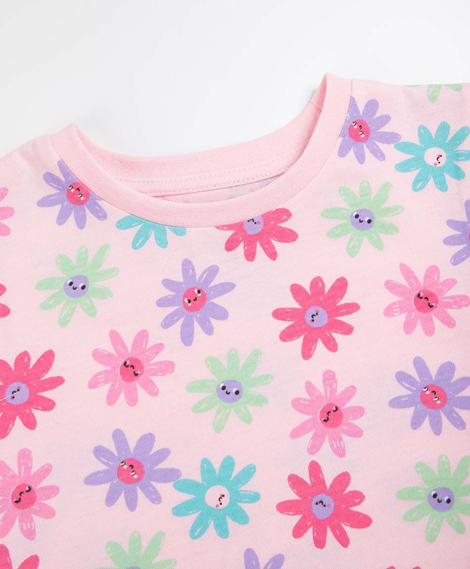 Polera beb&eacute; florcitas