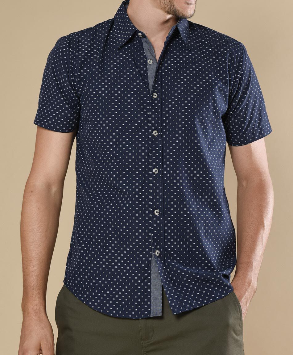 Camisa hombre puntos
