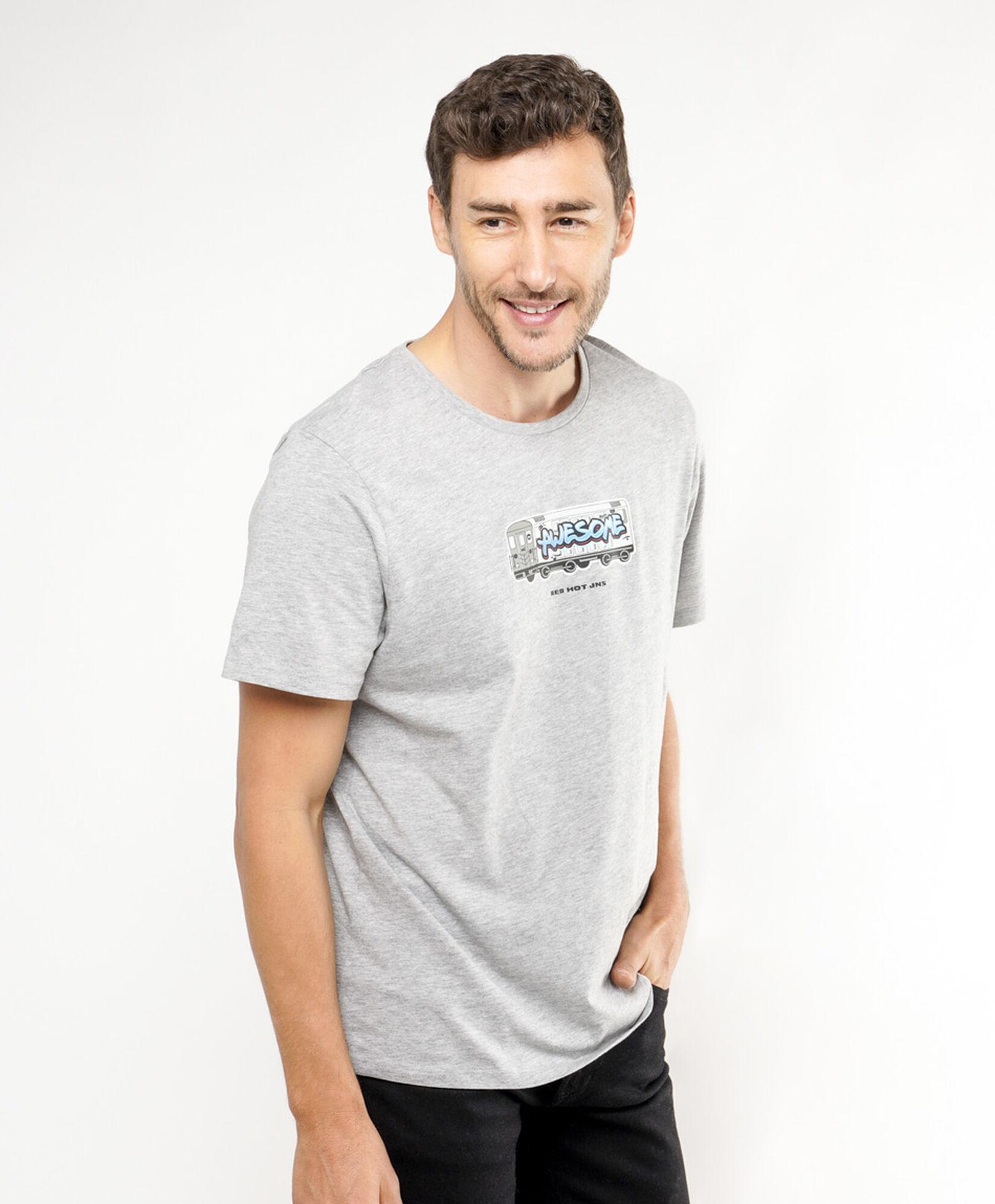 Polera hombre awesome Polera hombre awesome