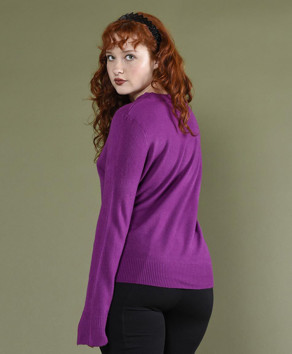 Sweater cl&aacute;sico cuello redondo