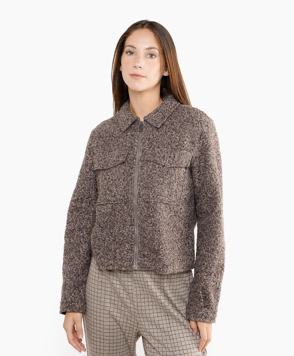 Chaqueta mujer tono tierra oto&ntilde;al