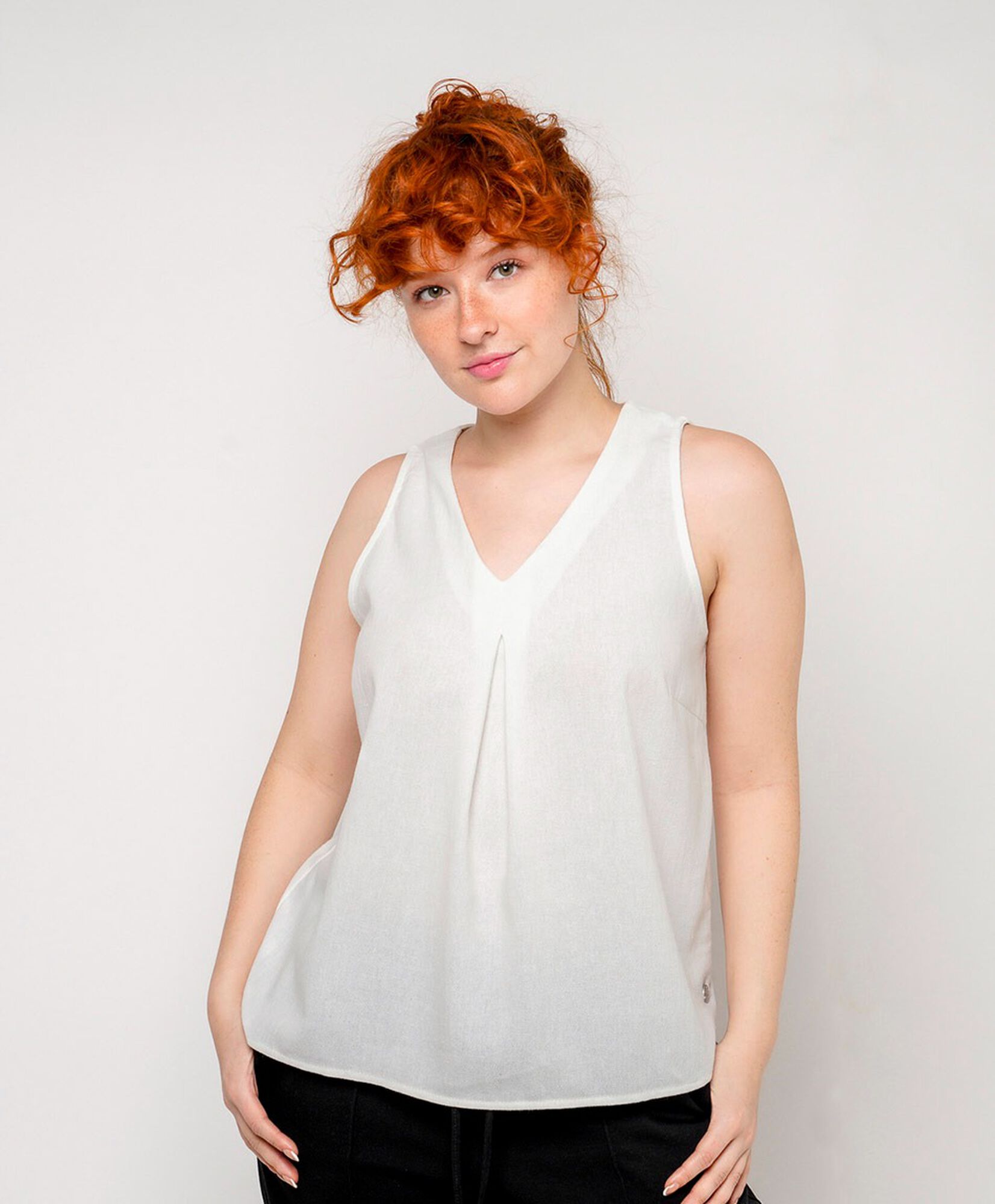 Blusa mujer lisa lino Blusa mujer lisa lino