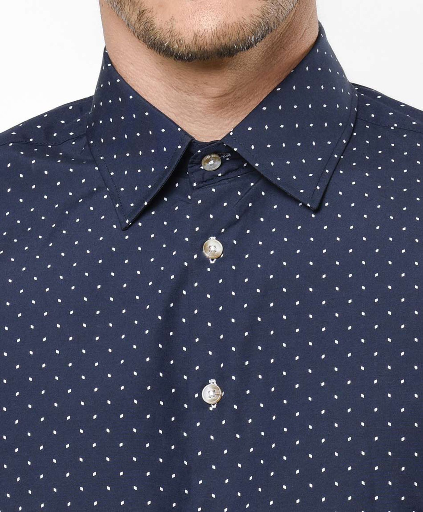 Camisa hombre puntos blancos Camisa hombre puntos blancos