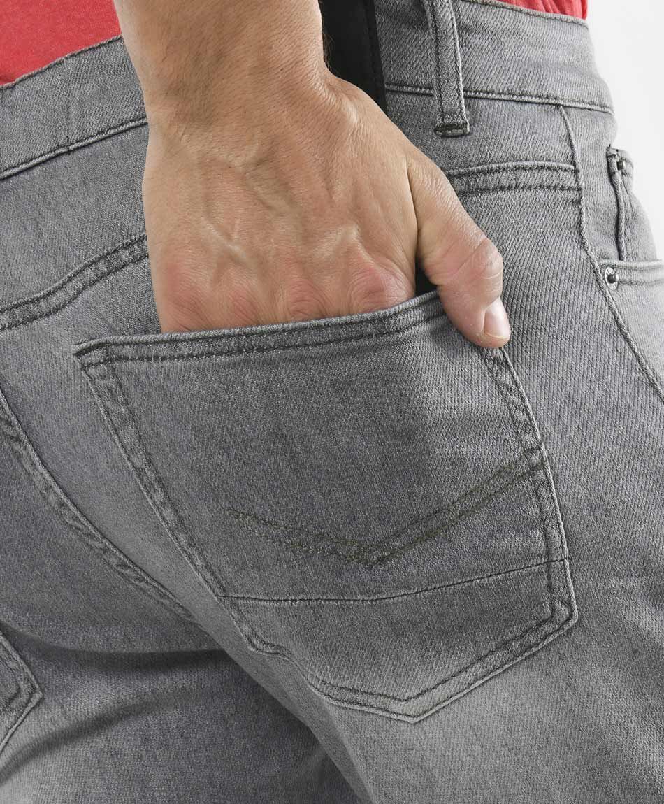 Bermuda hombre denim desgastado