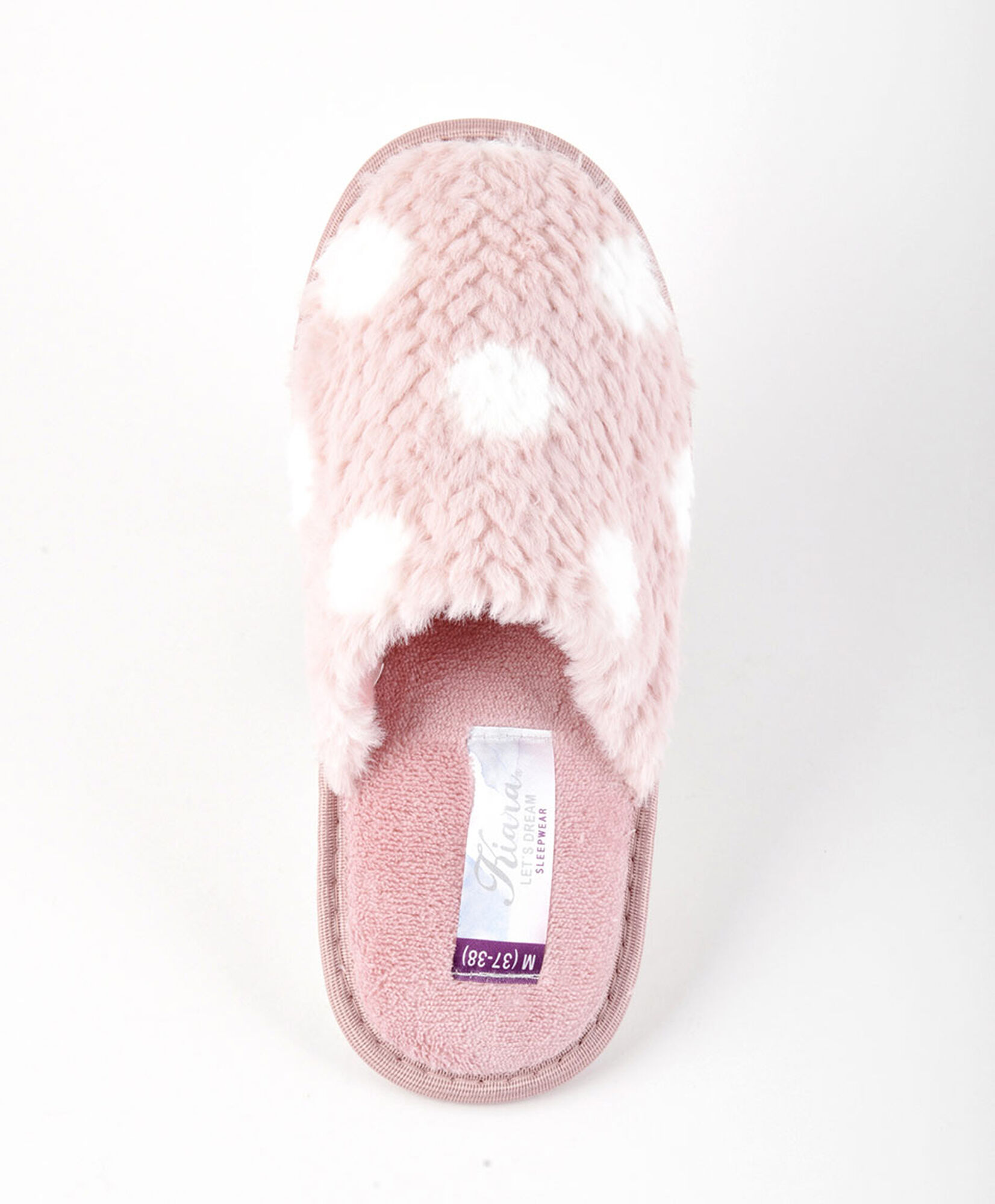 Pantufla mujer puntitos Pantufla mujer puntitos