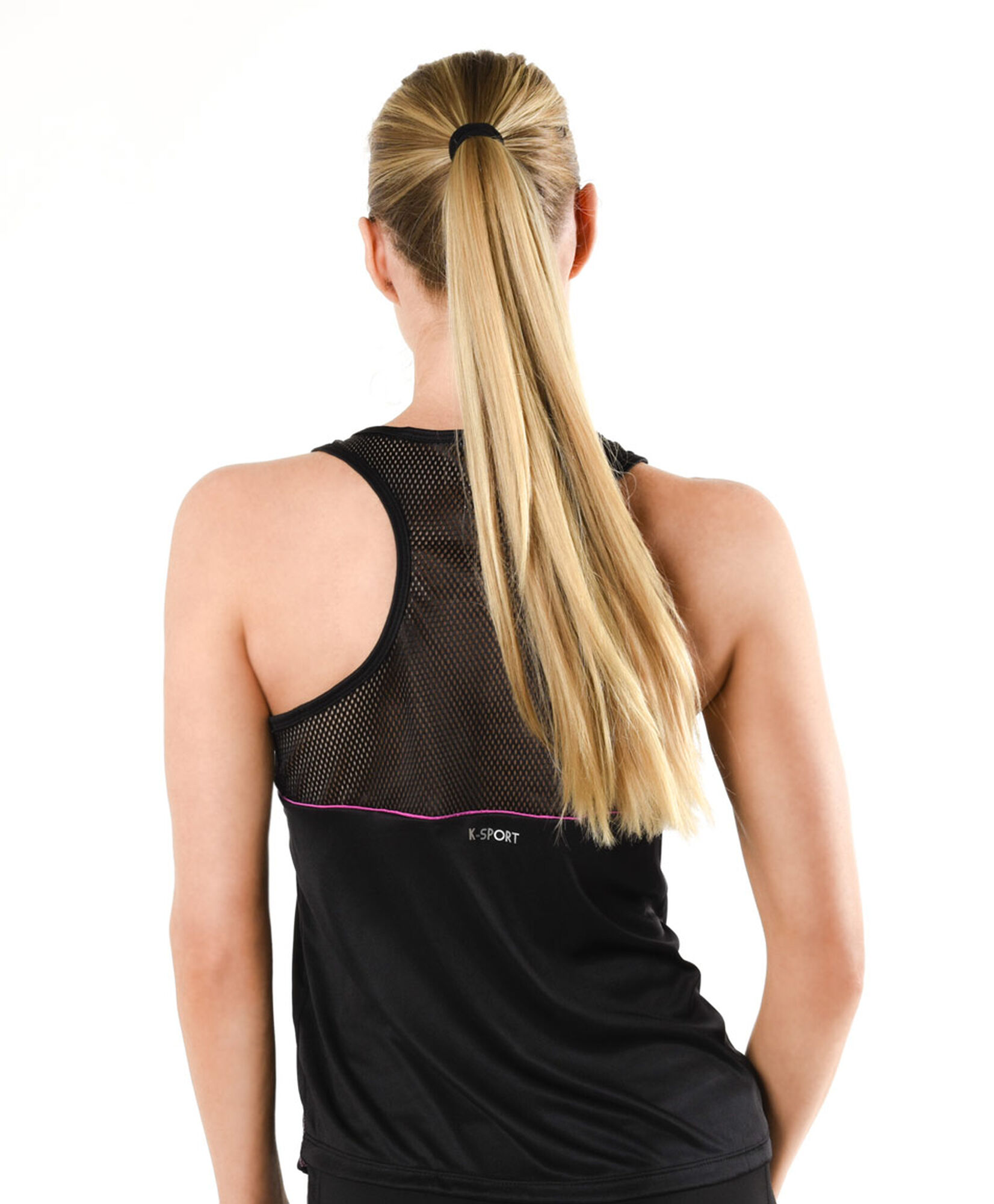 Polera deportiva mujer mesh sin mangas Polera deportiva mujer mesh sin mangas