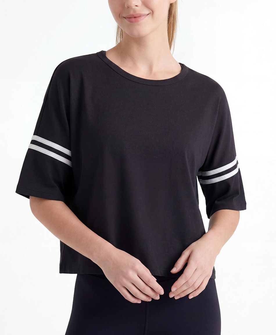 Polera deportiva mujer doble l&iacute;nea