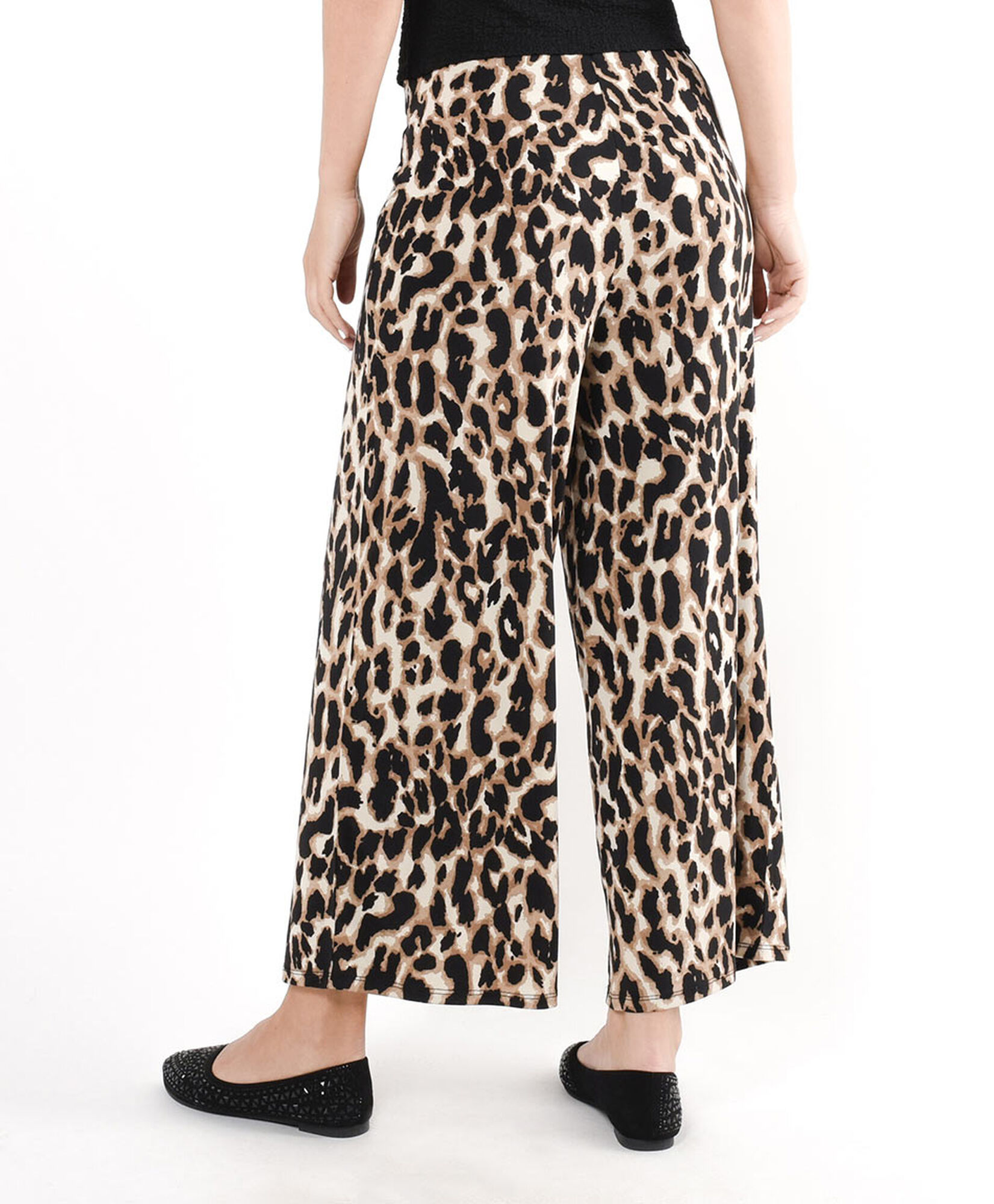 Pantalón mujer animal print palazzo Pantalón mujer animal print palazzo