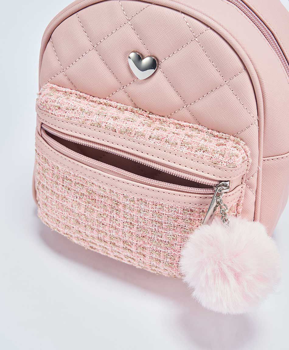 Mochila ni&ntilde;a  rosado mate