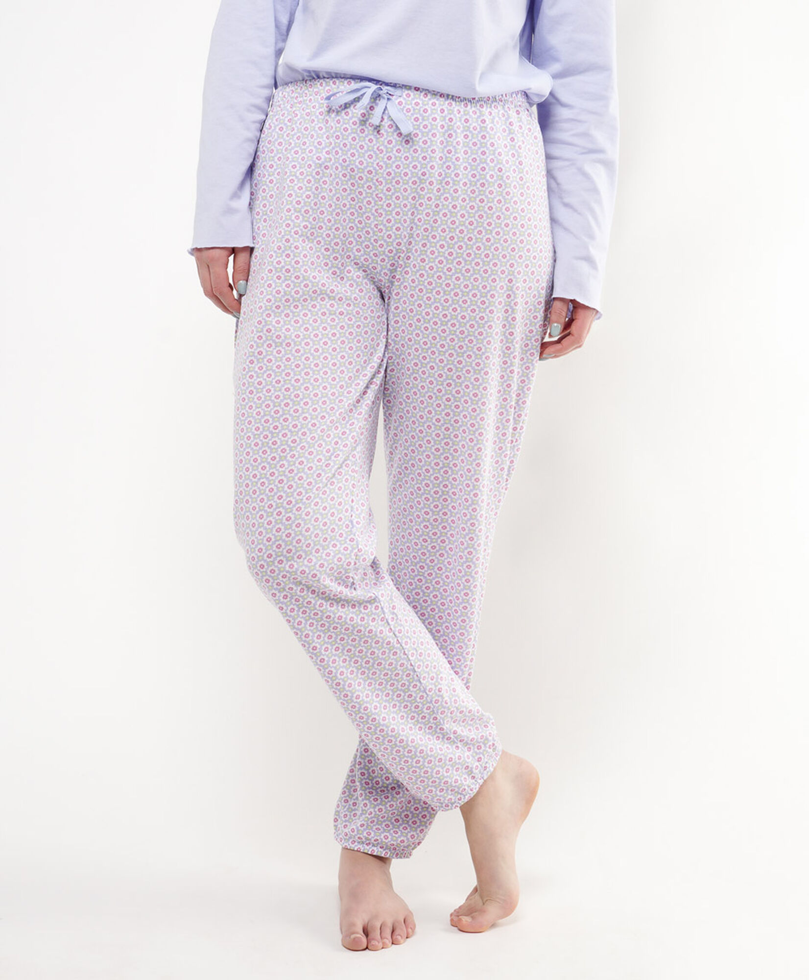 Pijama mujer bolsillo flores Pijama mujer bolsillo flores