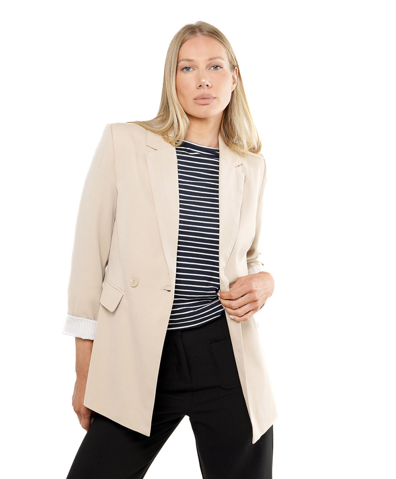 Blazer mujer botones beige Blazer mujer botones beige