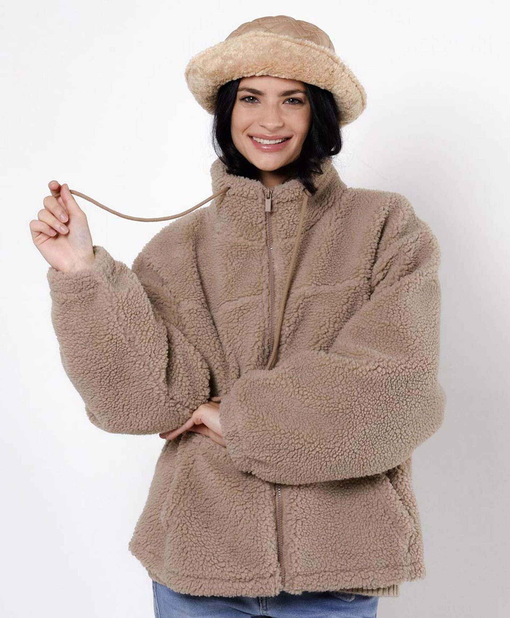 Polar mujer chiporro cuello alto Polar mujer chiporro cuello alto