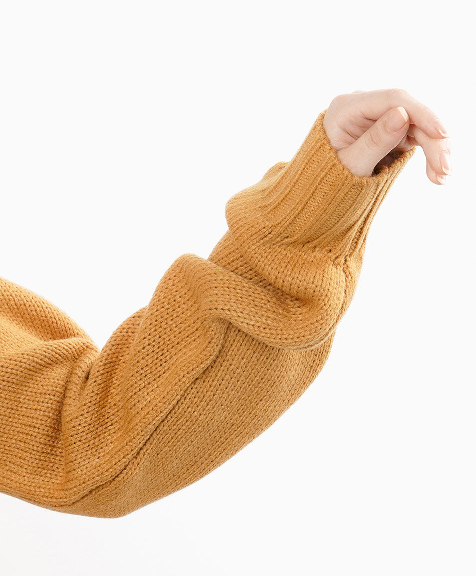 Sweater mujer lana orange