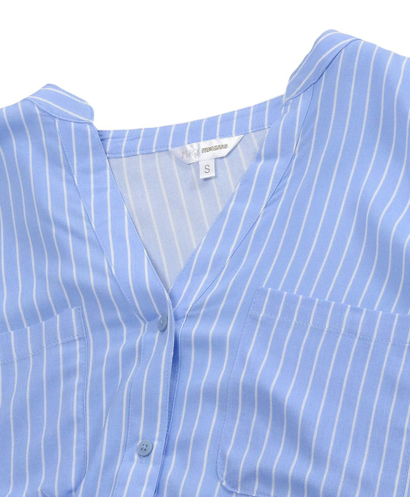 Blusa mujer bolsillos y rayas Blusa mujer bolsillos y rayas