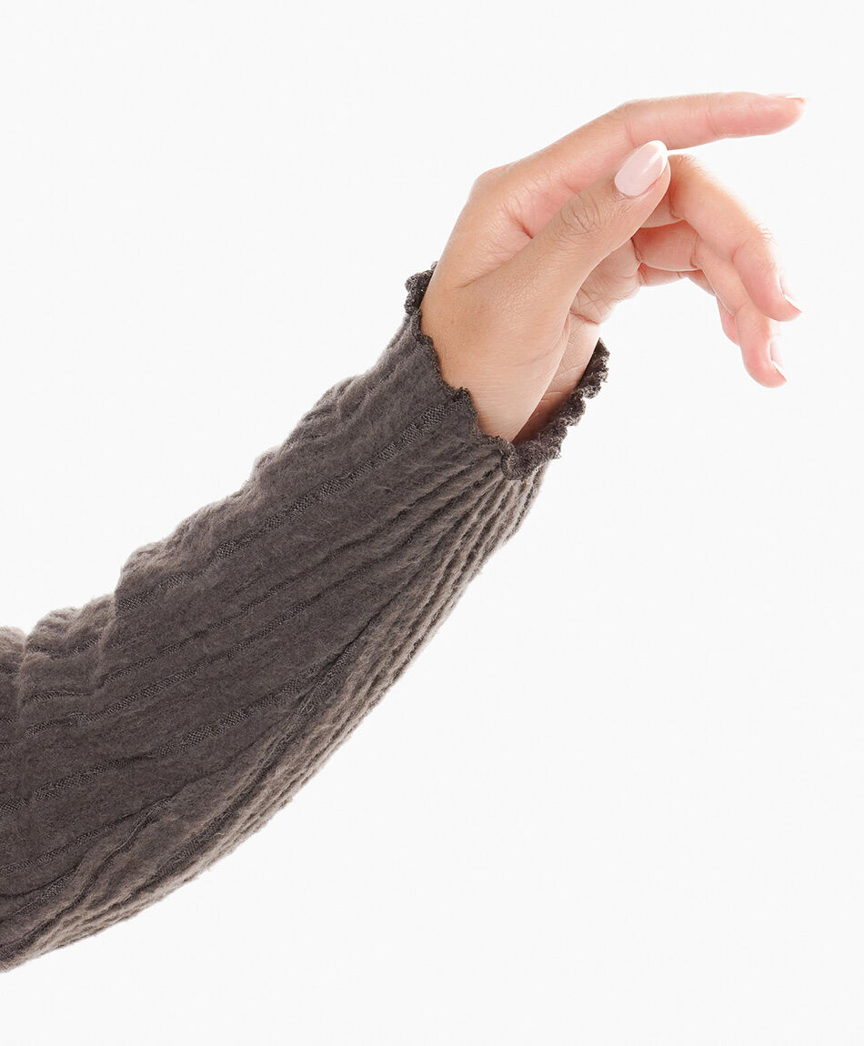 Sweater mujer bot brush brown