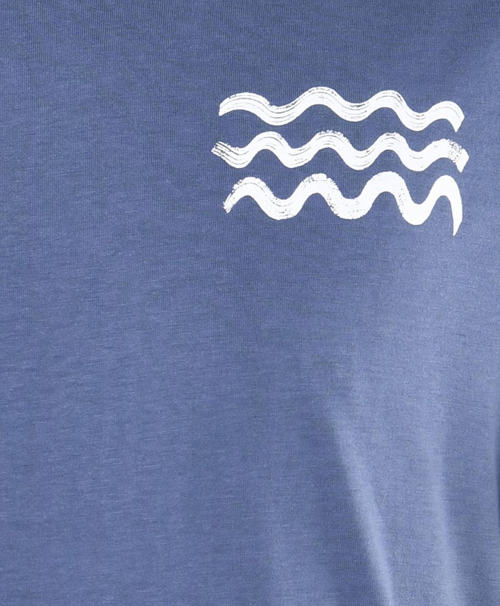 Polera hombre doble estampado olas Polera hombre doble estampado olas