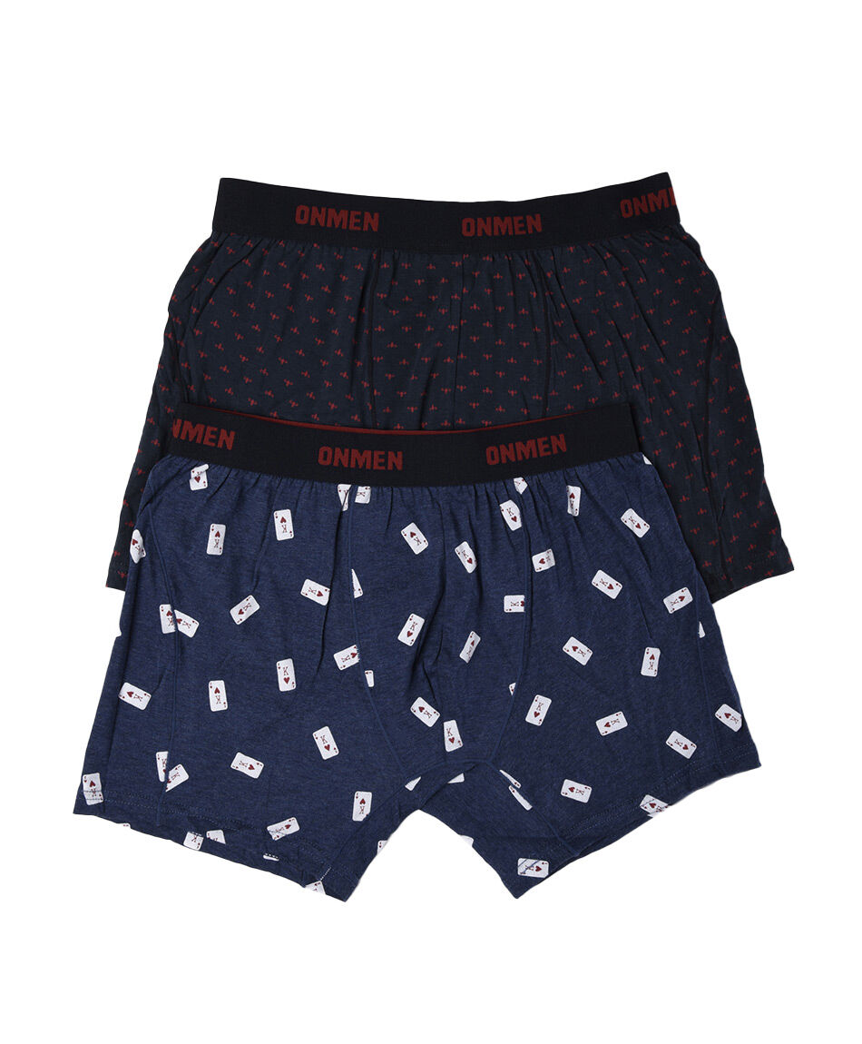 Pack 2 boxer hombre p&oacute;ker