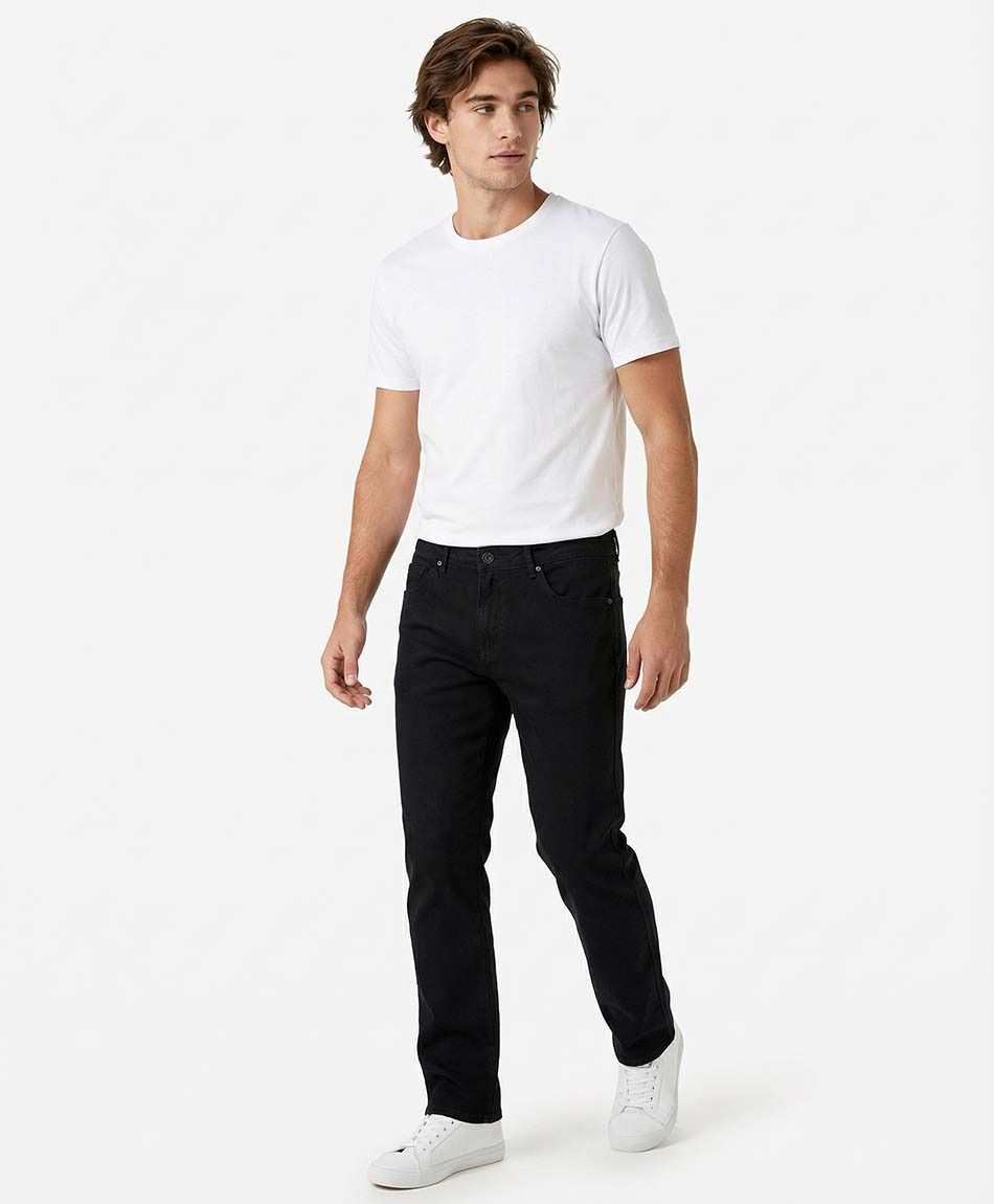 Jeans hombre negro straight