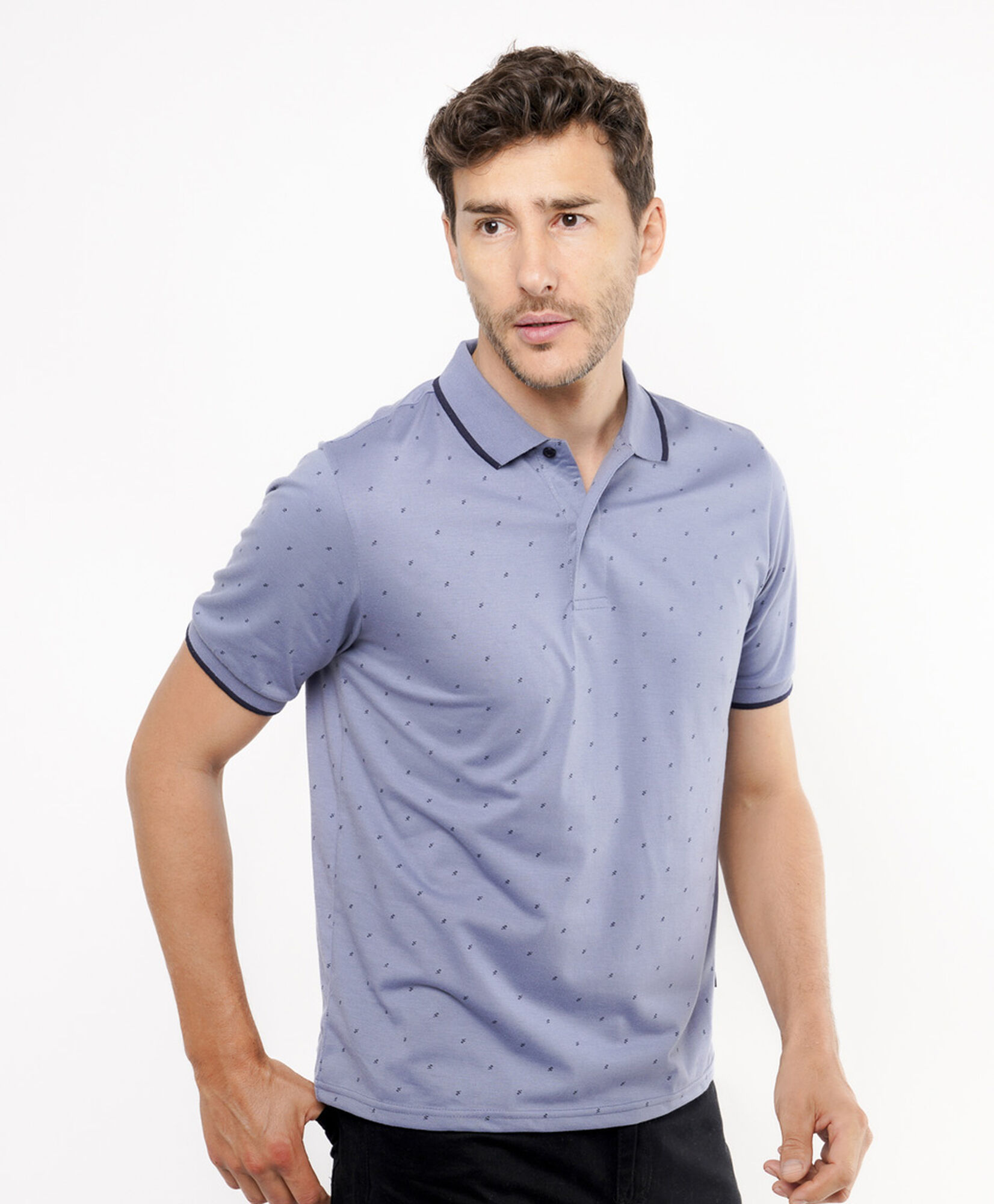 Polera hombre polo mini ramas Polera hombre polo mini ramas