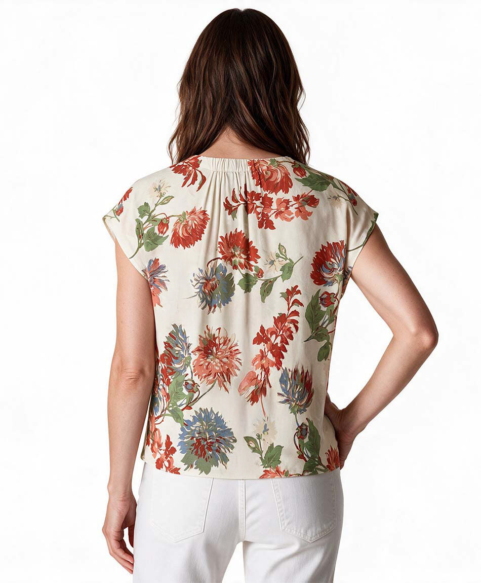 Blusa mujer florcitas