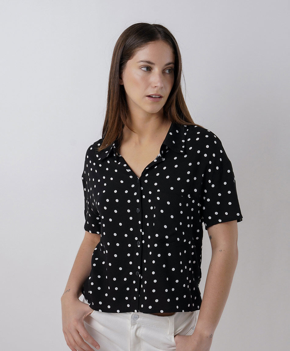 Blusa mujer lunares