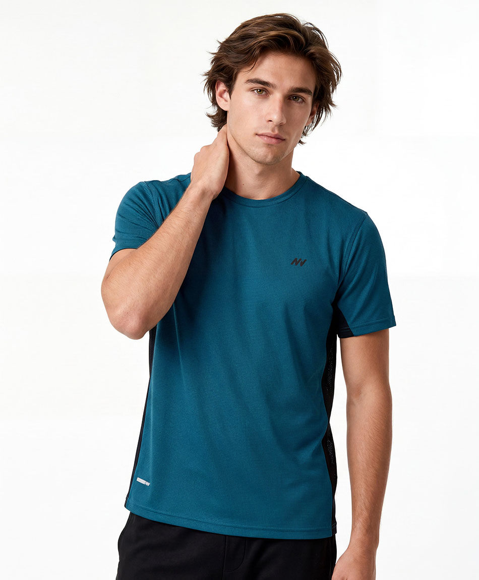 Polera deportiva hombre malla