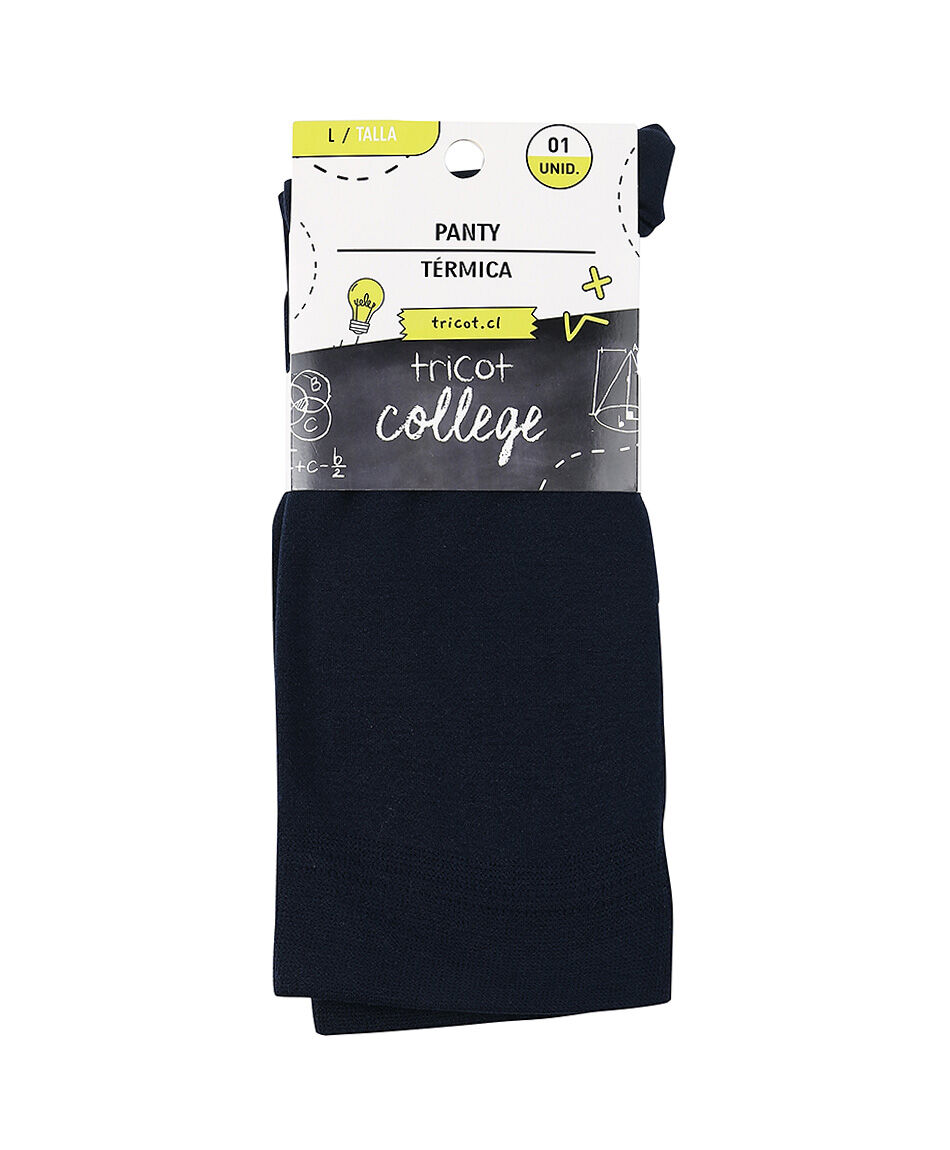 Panty escolar t&eacute;rmica navy