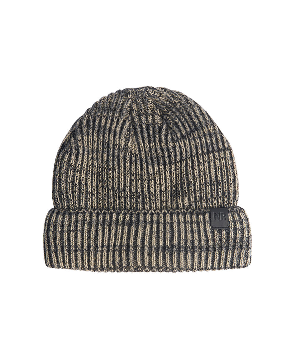 Gorro hombre tejido gris