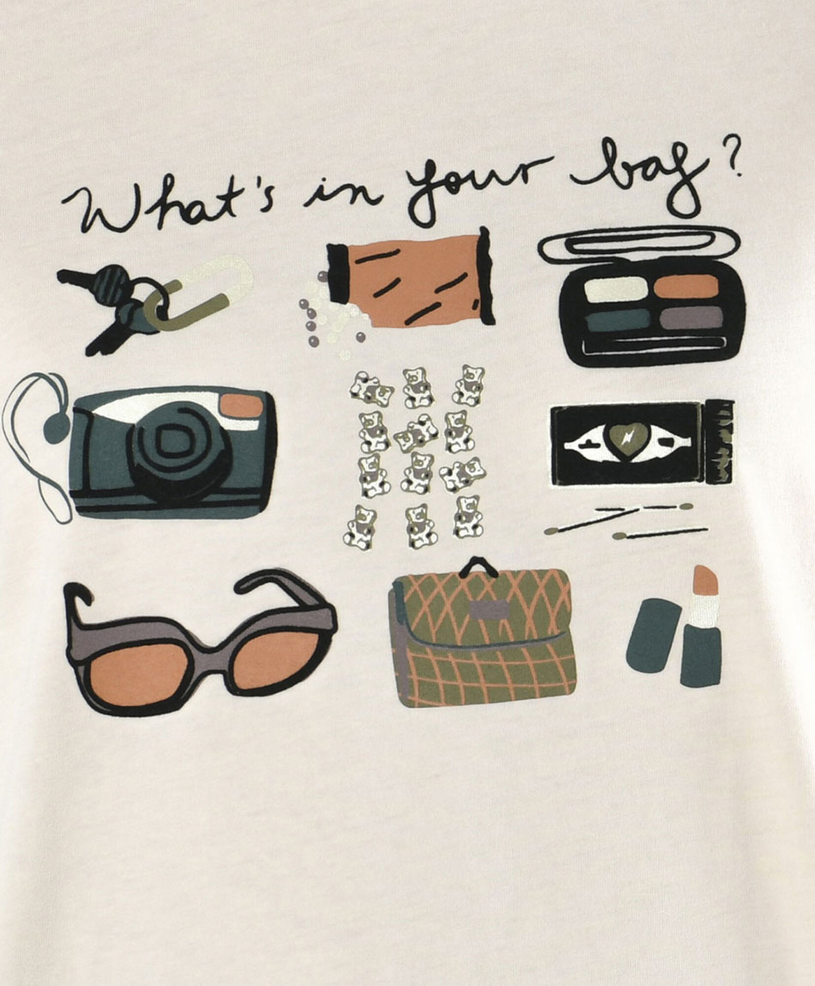 Polera mujer estampado accesorios Polera mujer estampado accesorios