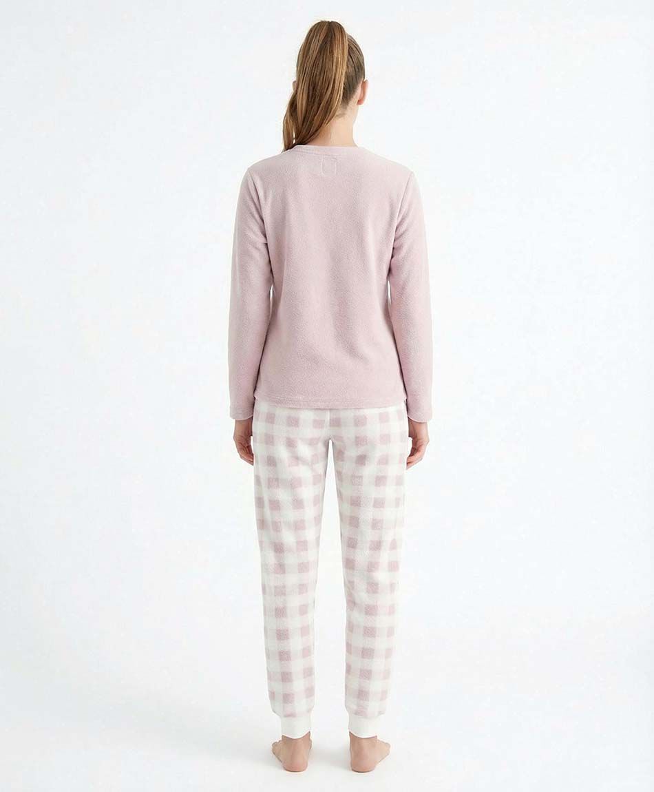 Pijama mujer polar cuadros