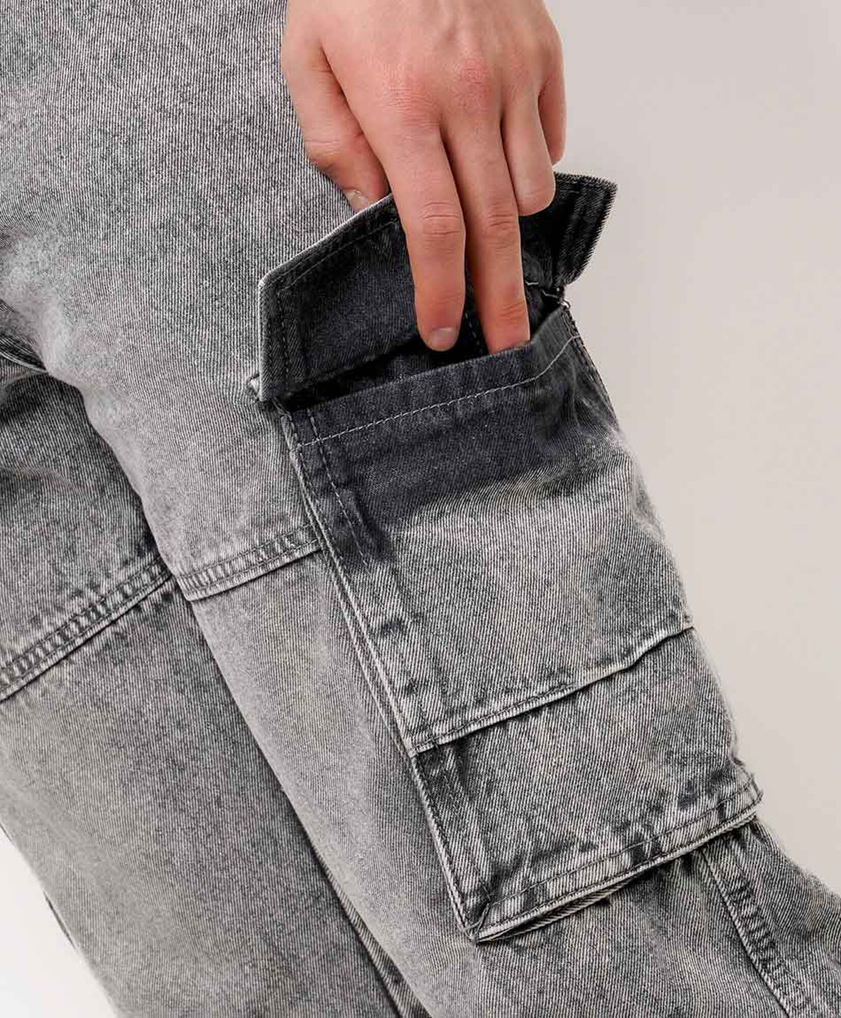 Jeans hombre cargo desgaste Jeans hombre cargo desgaste
