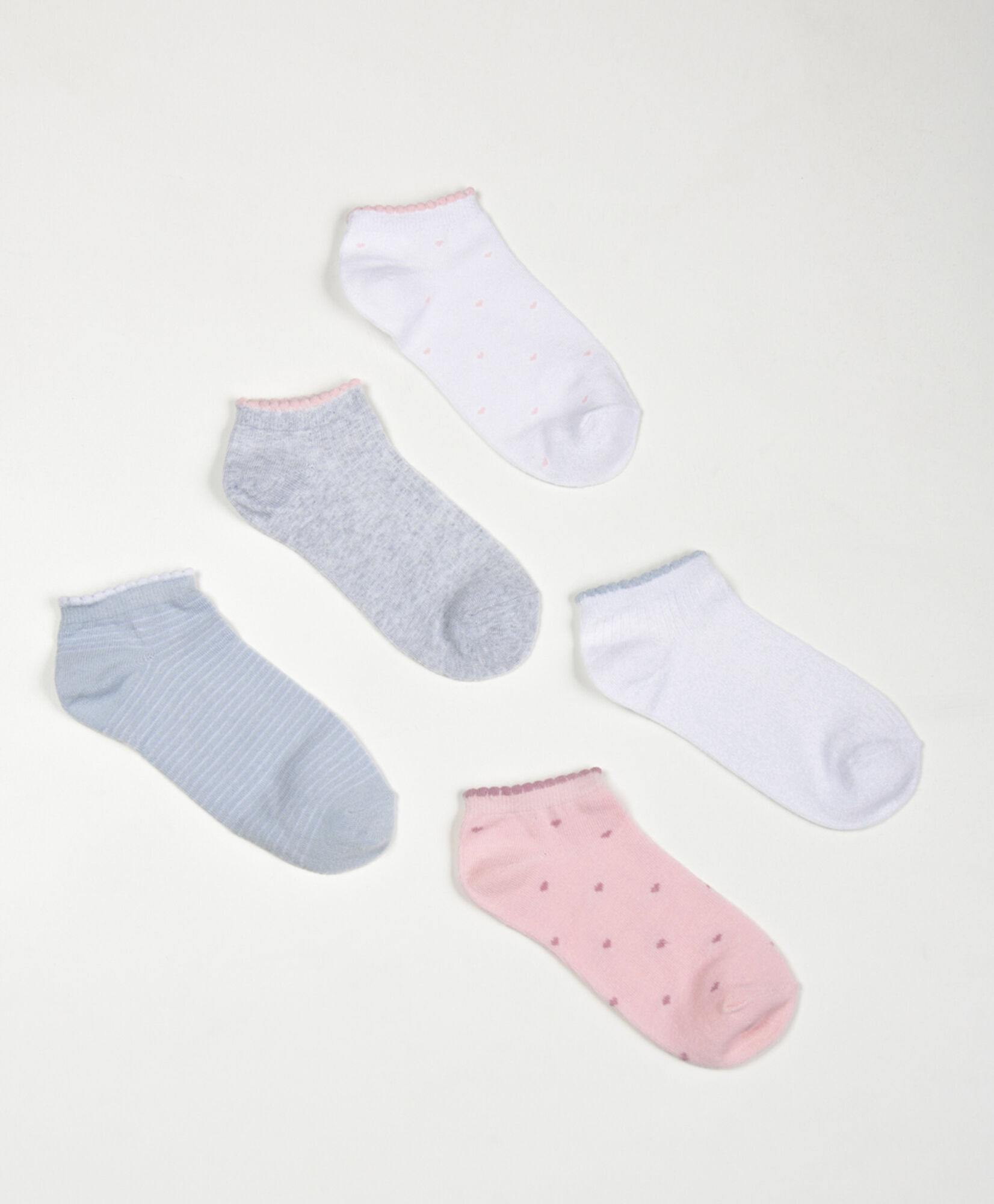 Pack 5 calcetines mujer diseño básico Pack 5 calcetines mujer diseño básico