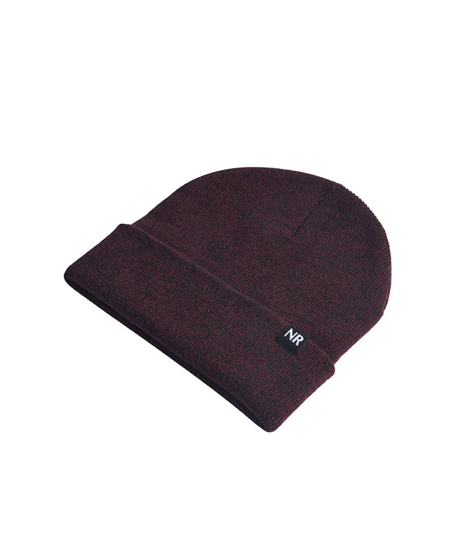 Gorro hombre cl&aacute;sico burdeo