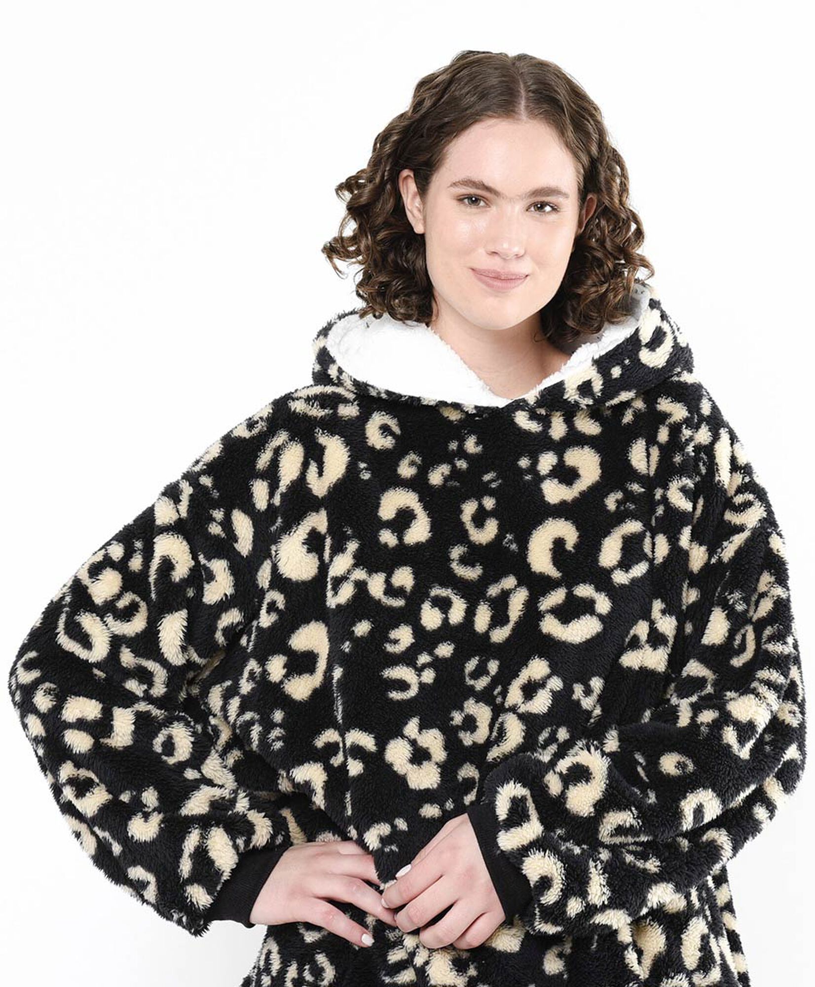 Polerón manta mujer animal print Polerón manta mujer animal print
