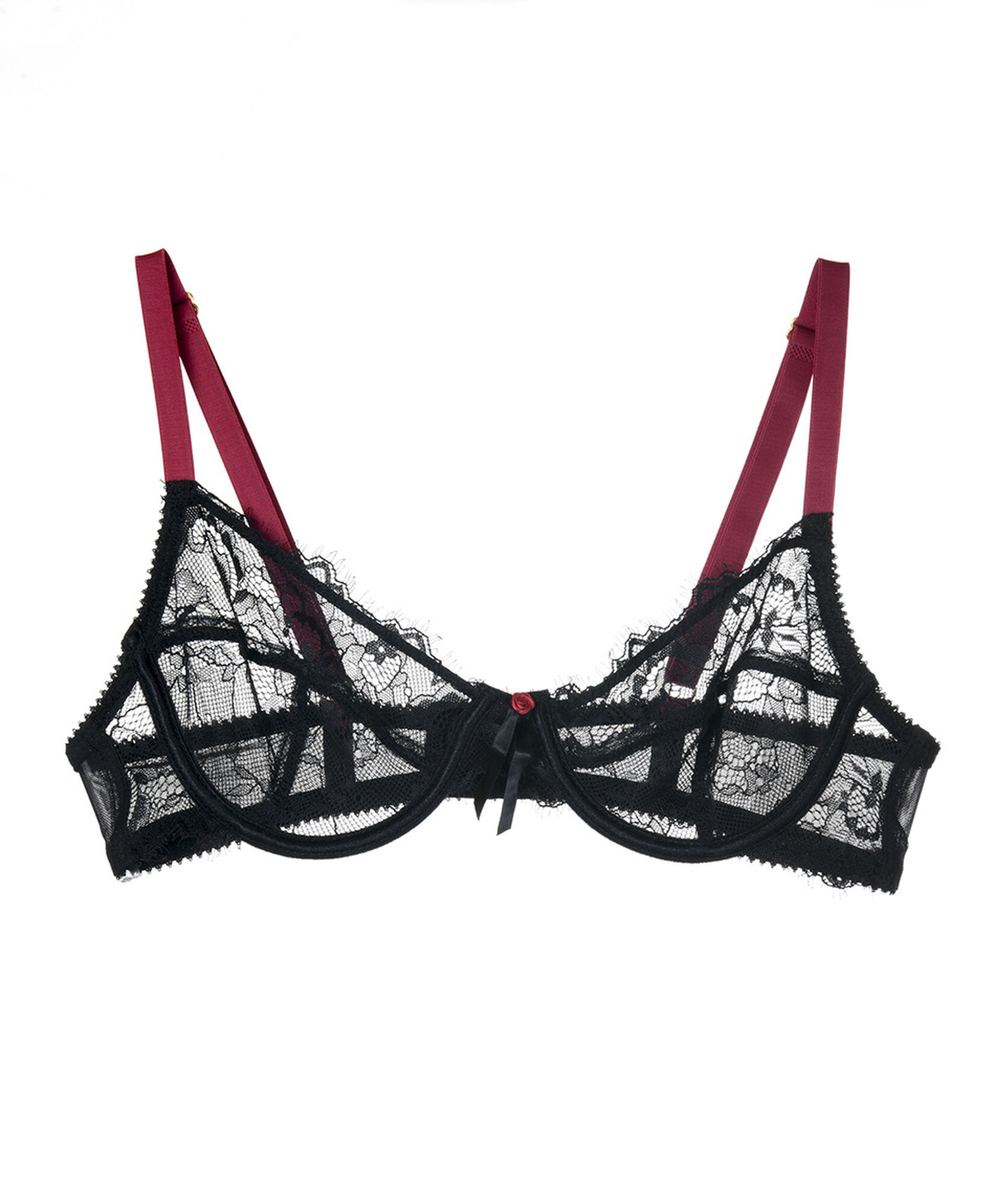 Sostén mujer transparentes bicolor Sostén mujer transparentes bicolor