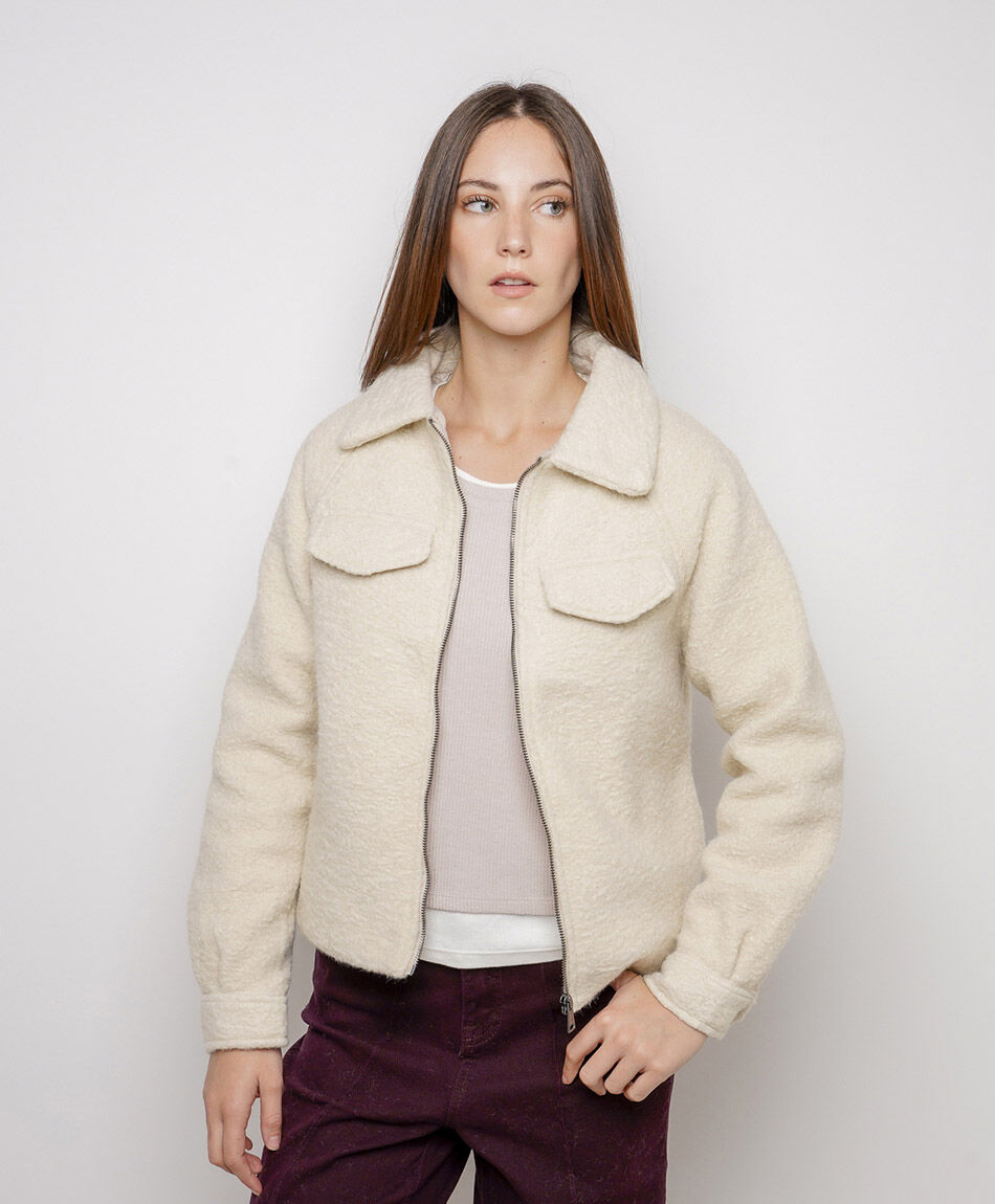 Chaqueta mujer bolsillos invierno