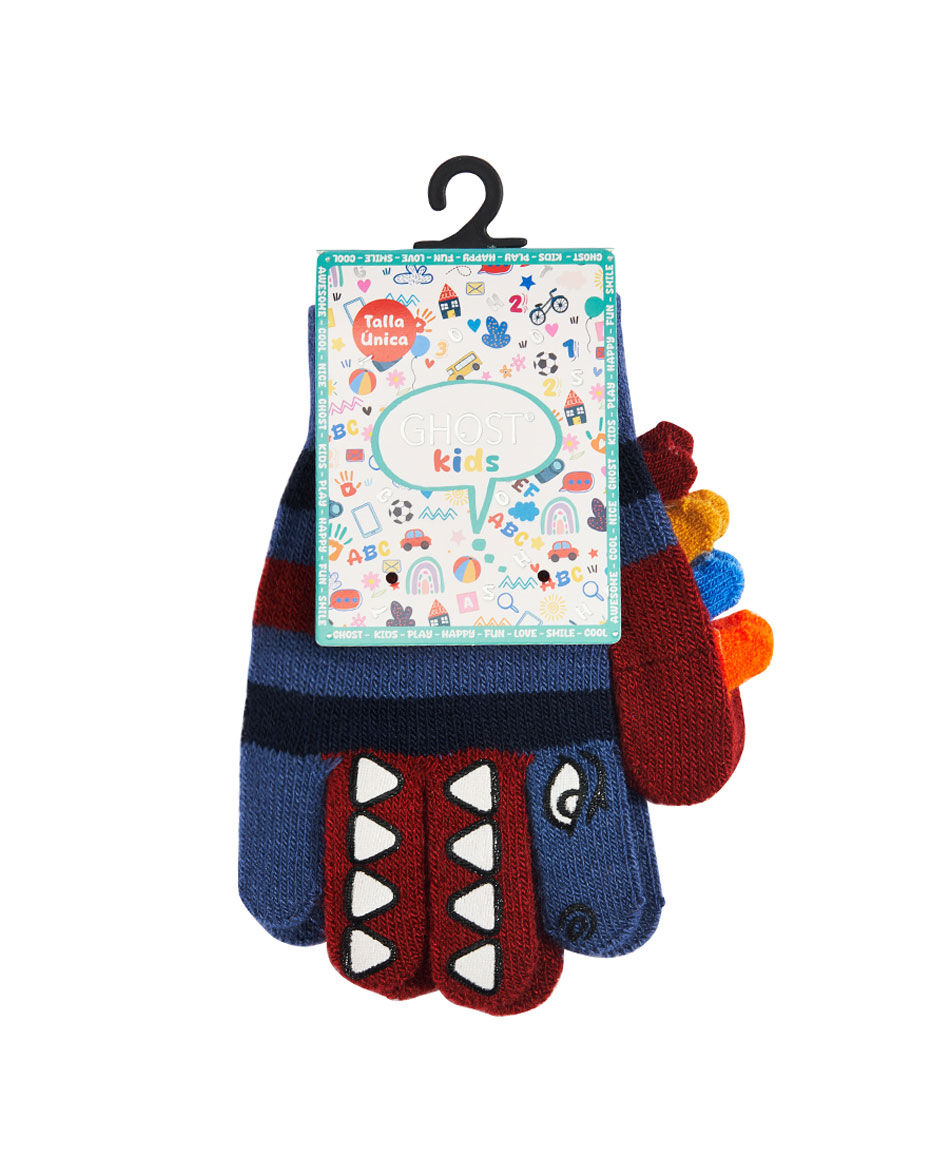 Guantes ni&ntilde;o dise&ntilde;o dinorex