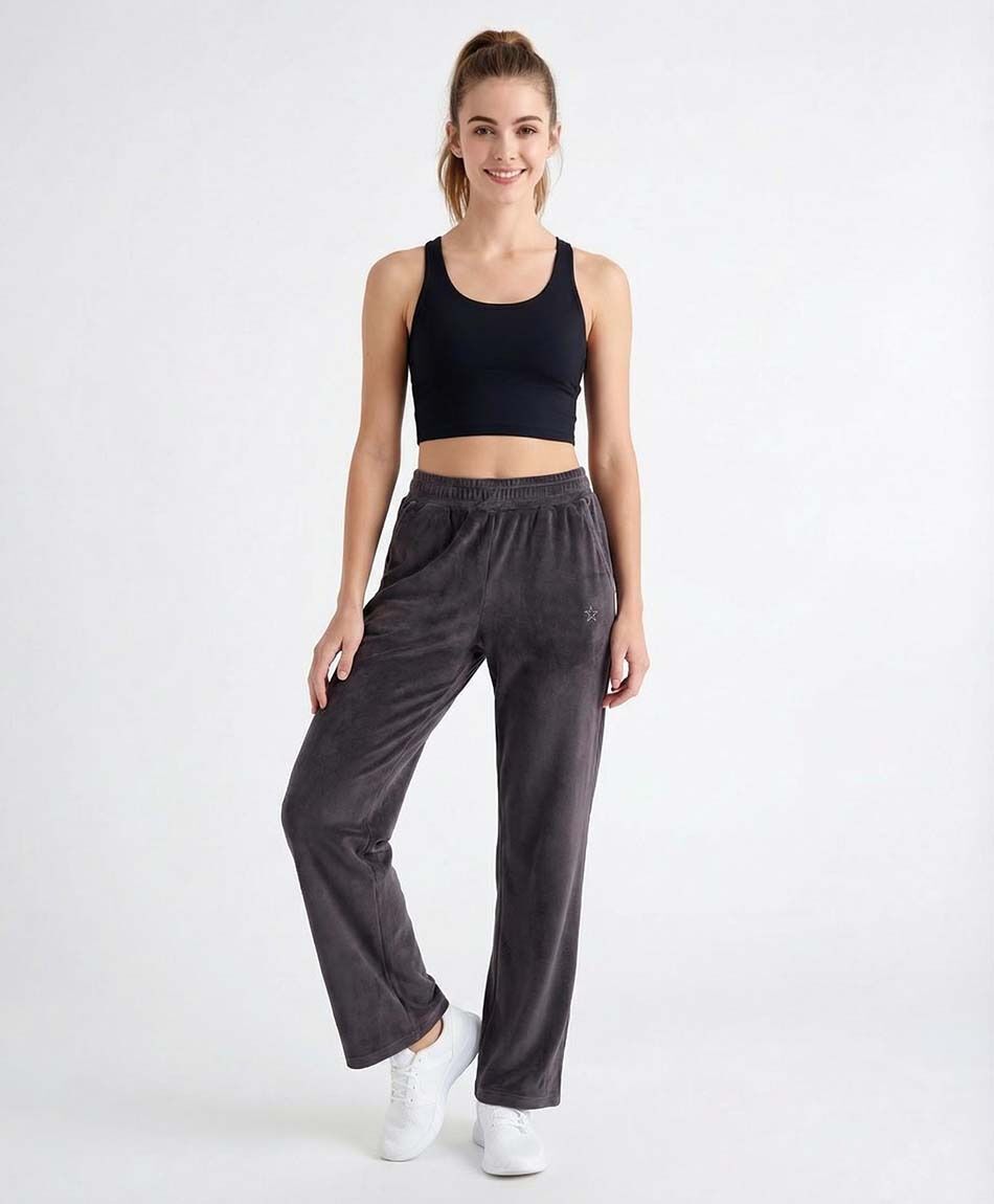 Pantal&oacute;n deportivo mujer plush grey