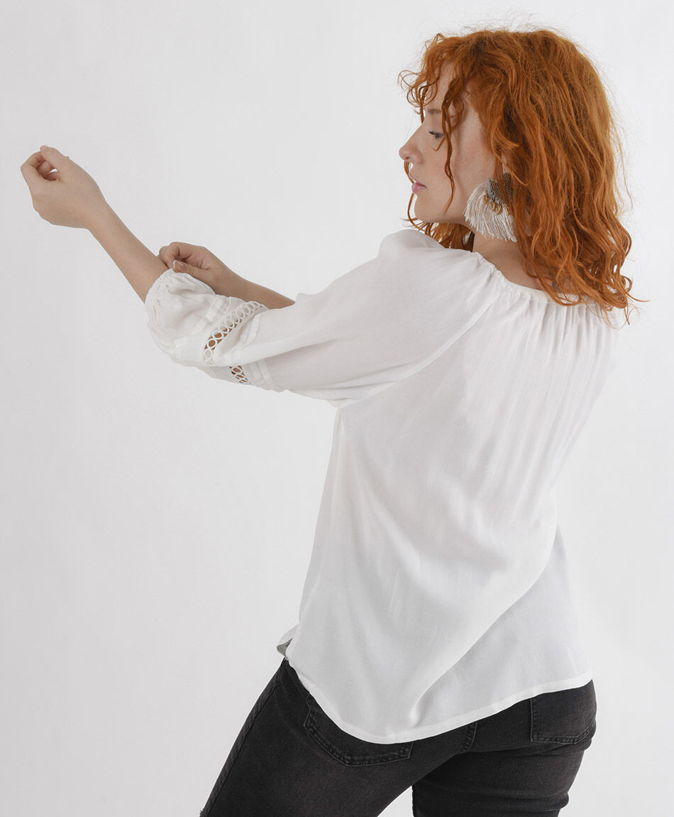 Blusa mujer calada