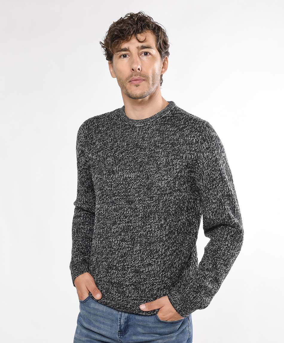 Sweater hombre jaspeado